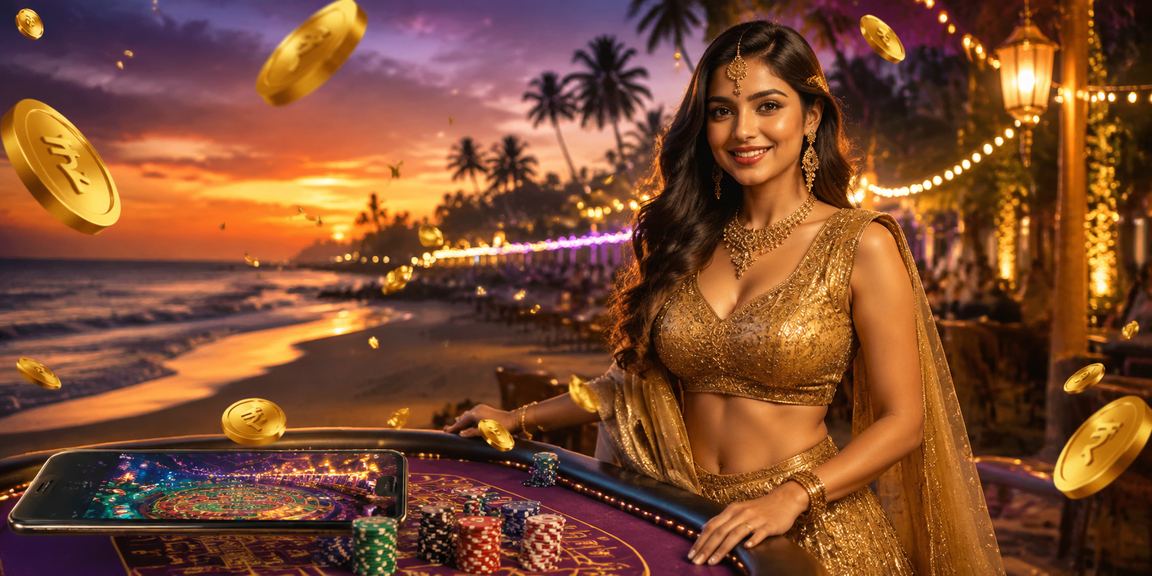 Casual betting and entertainment by Goa beach